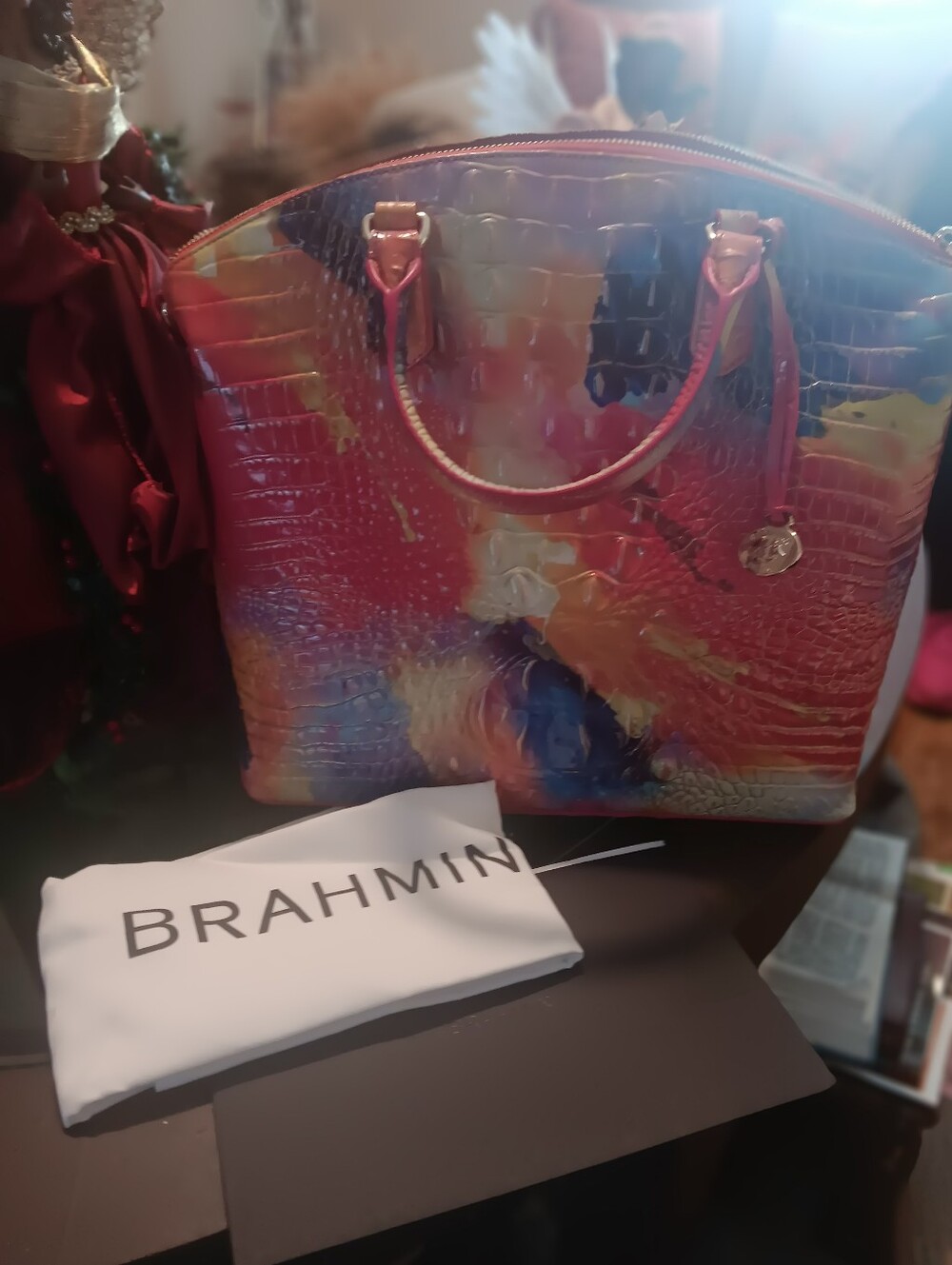 Brahmin Large Duxbury Satche Dandy Melbourne Genuine Leather - NWT